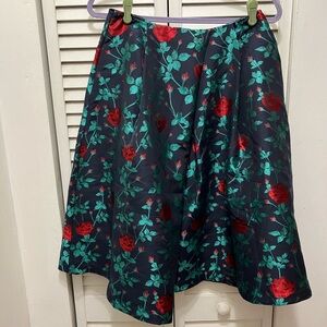 Endless Rose wide pleated skirt . Medium size 14 inches wide and 27 inches long